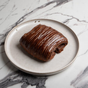 Hazelnut Milo Pain Suisse with Milo Crème Diplomate
